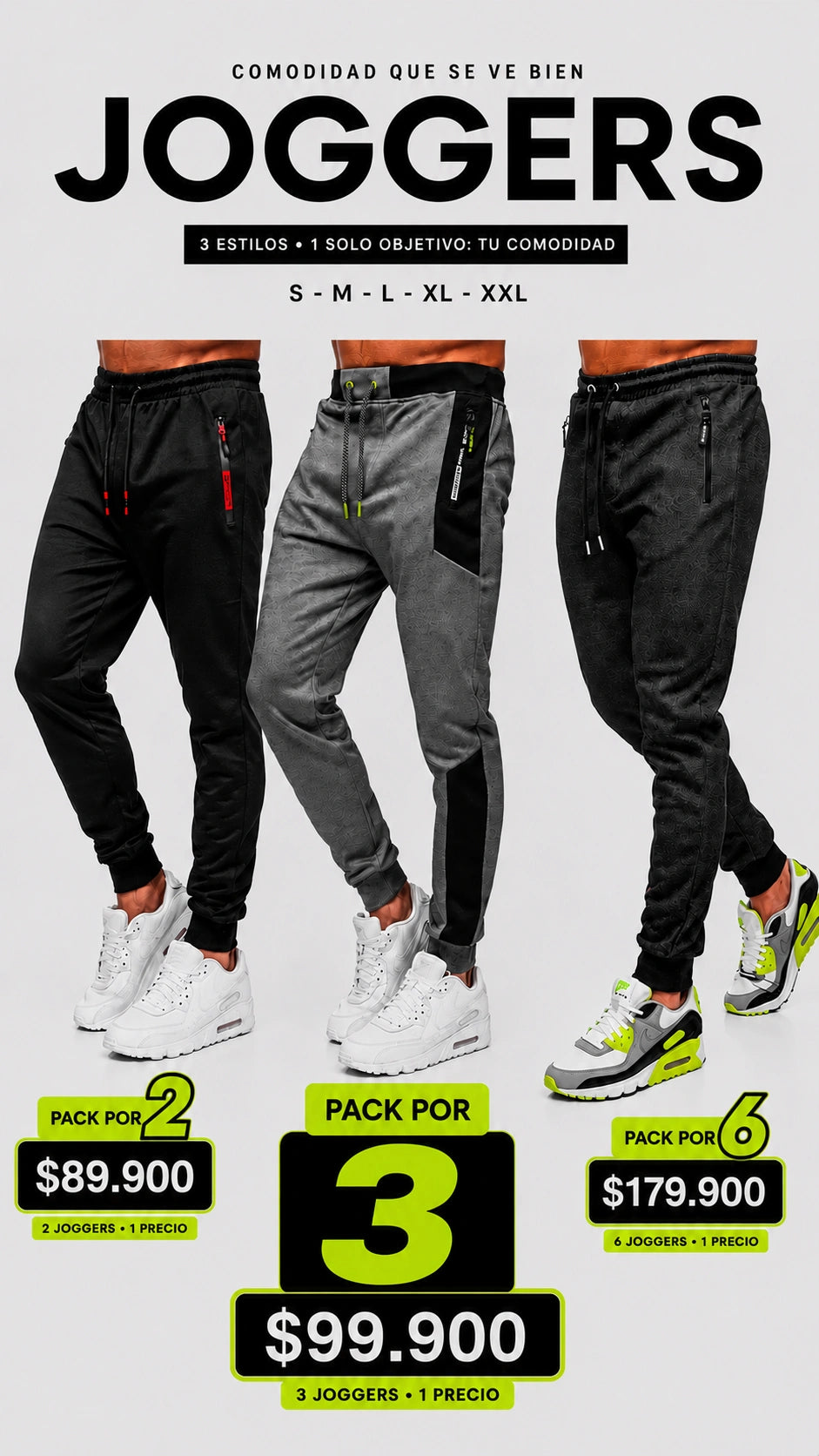 Combo x 3 Jogger